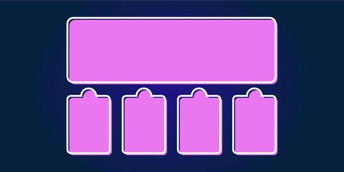 Quiz trivia question template menu with contest interface design multiple choice answer game show background retro competition challenge frame ui test elements vector