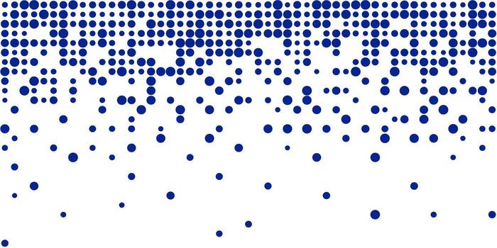 Exploding square dot elements dispersing from the grid background forming a visual of disintegration digital fade and abstract noise suitable for technology concept vector