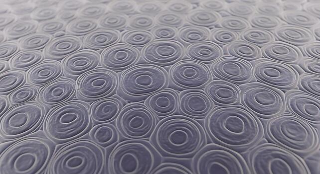 An Abstract Organic Pattern Features Interlocking Cellular Structures With Concentric Rings, Showcasing Subtle Layers In Shades Of Grey And Purple. photo