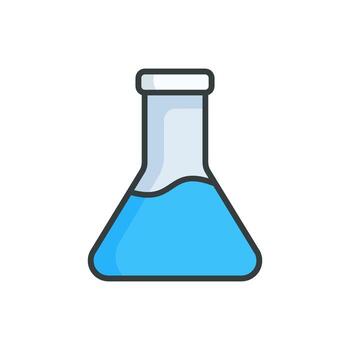 matraz icono diseño sencillo y moderno concepto aislado en blanco antecedentes vector