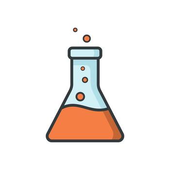 matraz icono diseño plantillas y moderno concepto vector