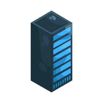 el computadora servidor vector