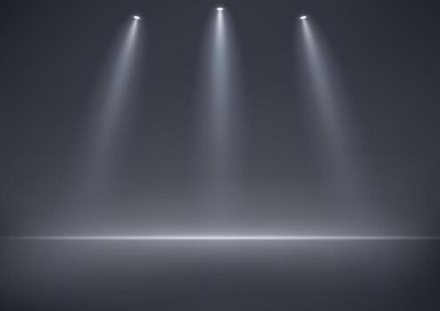 Empty Black studio room background Space for selling products on the website. Empty room with light effect. illustration. vector