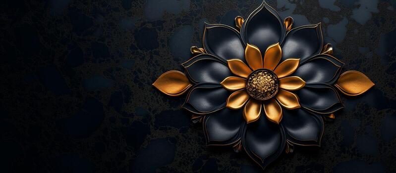 Concentrated mandala style abstract clean simple background design geometric pattern meditation harmony balance advertisement mock up photo