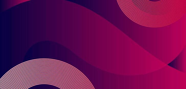 resumen Violeta magenta antecedentes curvilíneo formas circulo patrones en rincones vector
