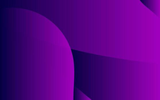 Purple gradient with overlapping curved shapes. vector