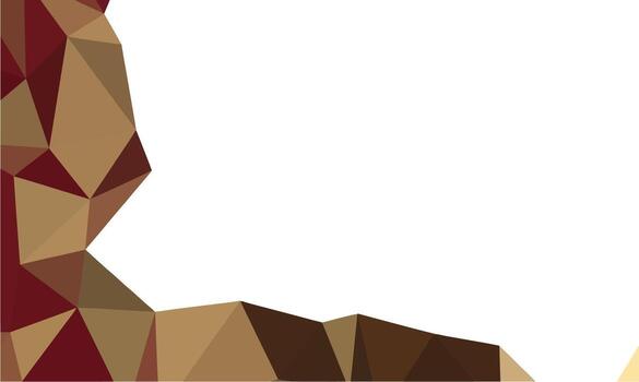 A red and brown geometric pattern on a white background vector