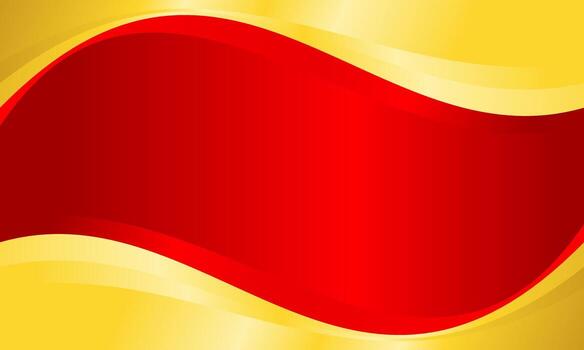 Luxurious Abstract Background with Flowing Red and Gold Waves for a Rich and Elegant Feel vector