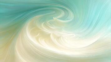 abstrakt virvlande mönster i mjuk blå och grädde toner med slät strömmande texturer och gradienter video