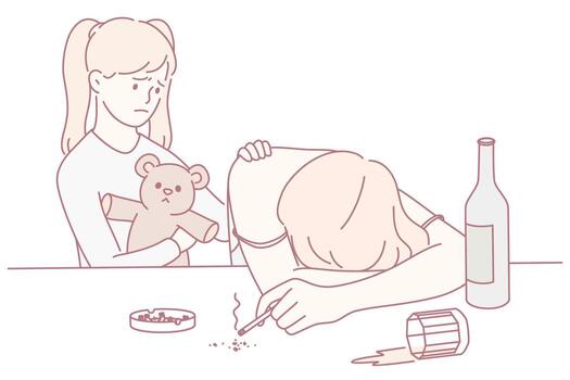 Providing Emotional Support During Challenging Times of Personal Struggle and Difficulty vector