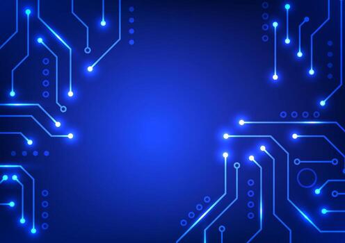 digital tecnología circuito antecedentes. circuito tablero futurista datos red hardware Internet y sistema concepto. vector