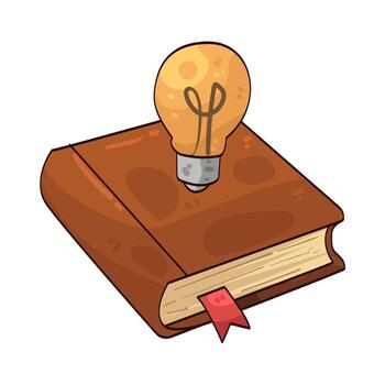 Idea with Book vector