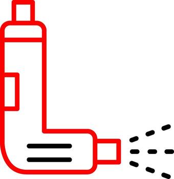 Inhaler Minimal Art Object vector