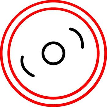 Compact Disk Smooth App Visual vector