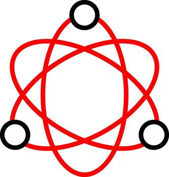 Data Science Futuristic UI Mark vector