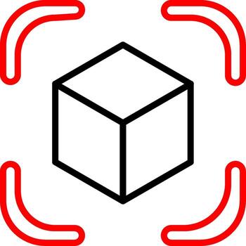 Cube Interactive UI Design vector