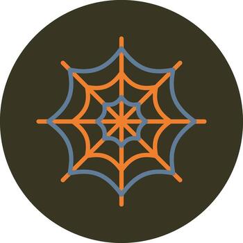 Spider Web Modular Form vector