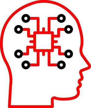 Machine Perception Interface Line Graphic vector