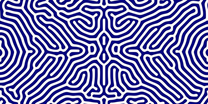 sin costura complejo geométrico azul turing antecedentes. modelo diseño textura vector