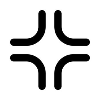 colección de lleno pantalla y salida lleno pantalla iconos flecha marca iconos escalabilidad íconos en plano estilo para web sitio, ui, móvil aplicación ilustración aislado en negro y blanco antecedentes. vector