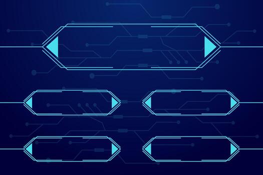 Quiz question frame interface game menu, show answer trivia template background. Multiple choice frame, button. Bar ui challenge. vector