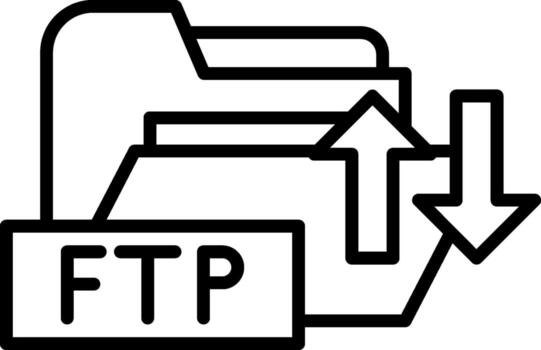 FTP Access Folder vector