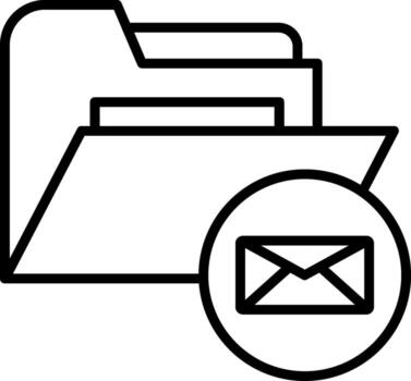 Email Inbox Folder vector