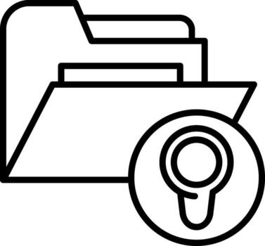 Location Data Folder vector