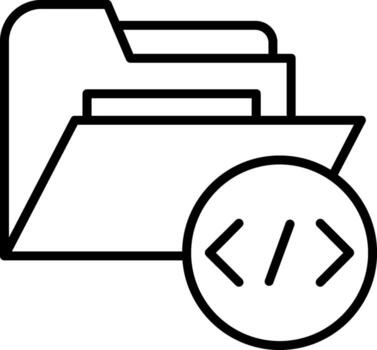 código fuente carpeta vector