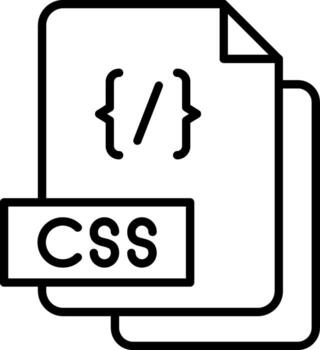 Cascading CSS File vector