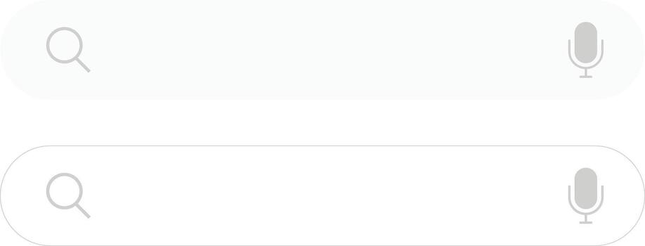 buscar bar web modelo icono. página Internet navegador. buscando motor navegador Bosquejo. cajas modelo para web página Internet navegador vector