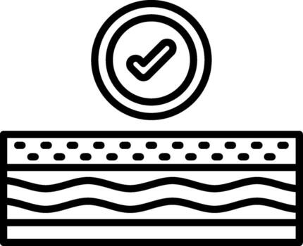 Memory Foam Mattress vector