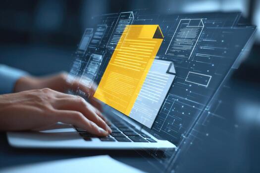 How to use a word processor to create a document photo