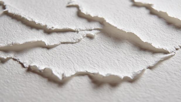 A close up of a piece of paper with white paint photo