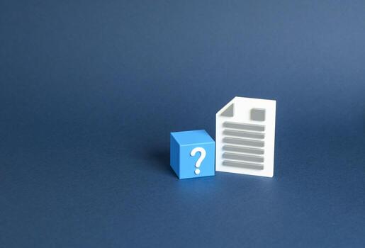 FAQ on documents and application processing. Understand bureaucratic rules. Legal paperwork guidance, state services, digital governance, workflow optimization, compliance education, office management photo