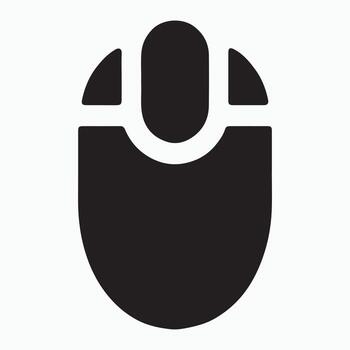 Presentation Clicker Solid Device Control Icon vector