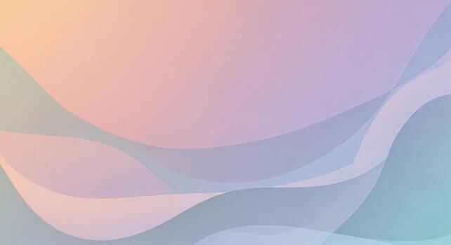 Pastel Gradient Abstract Background with Flowing Lines. photo