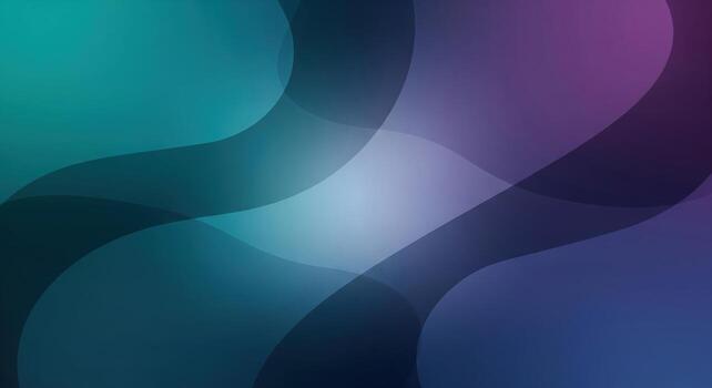 Modern abstract background with fluid gradient waves and overlapping shapes. photo