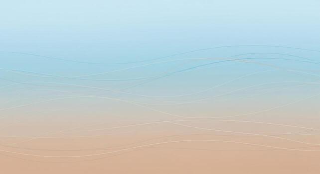 Gentle Flowing Lines on a Soft Pastel Gradient Background. photo