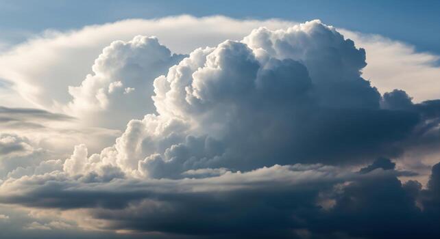 Dramatic Cumulus Cloudscape Sky Texture. photo