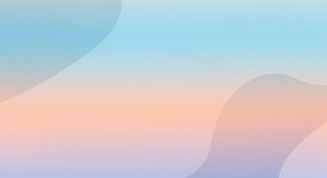 Pastel Gradient Background with Soft Curves. photo