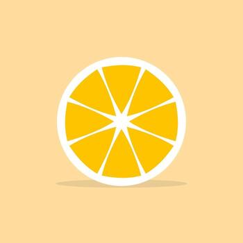design about simple lemon icon vector
