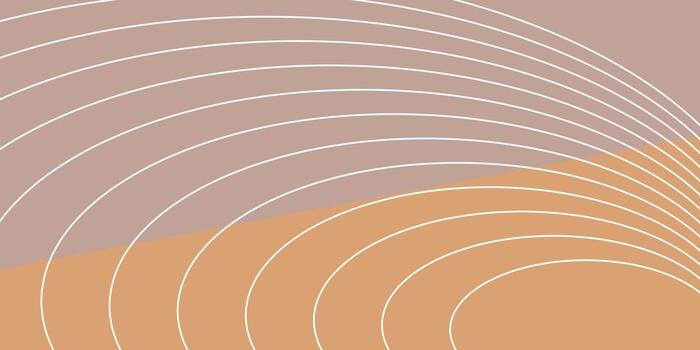 Abstract minimal curved white lines on earth tone color background. Suitable for banner and presentation background. vector