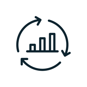 Valuation Icon in line style. Perfect for apps, websites, UI UX, presentations, or infographics. Editable illustration file with clean design and modern design. Transparent Background. png