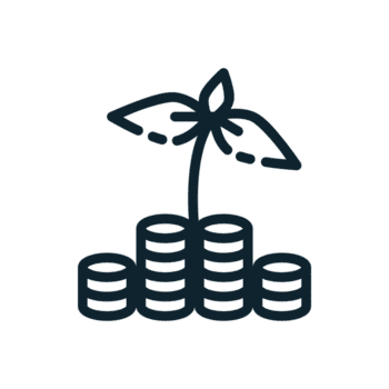 seme finanziamento icona nel linea stile. Perfetto per app, siti web, ui ux, presentazioni, o infografica. modificabile illustrazione file con pulito design e moderno design. trasparente sfondo. png