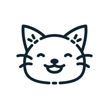 katt, designad i linje stil. idealisk för klistermärken, varumärke, och digital projekt. kommer i flera olika format, och framställning den mångsidig för både skriva ut och uppkopplad använda sig av. transparent bakgrund. png