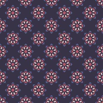 geométrico repitiendo decorativo loseta modelo antecedentes ilustración para varios superficie vector