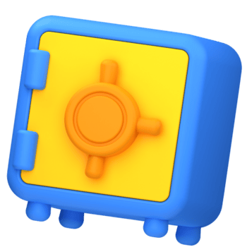 seguro cofre 3d ilustração png