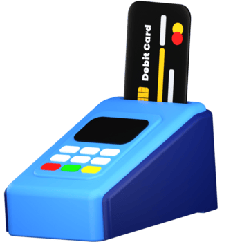 pos máquina 3d ilustração png