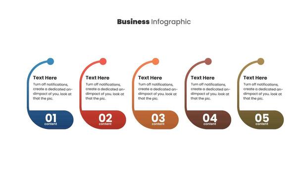Business Infographic Timeline with Workflow Chart for Strategy Presentation vector